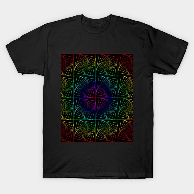 Psychedelic rainbow T-Shirt by hedehede